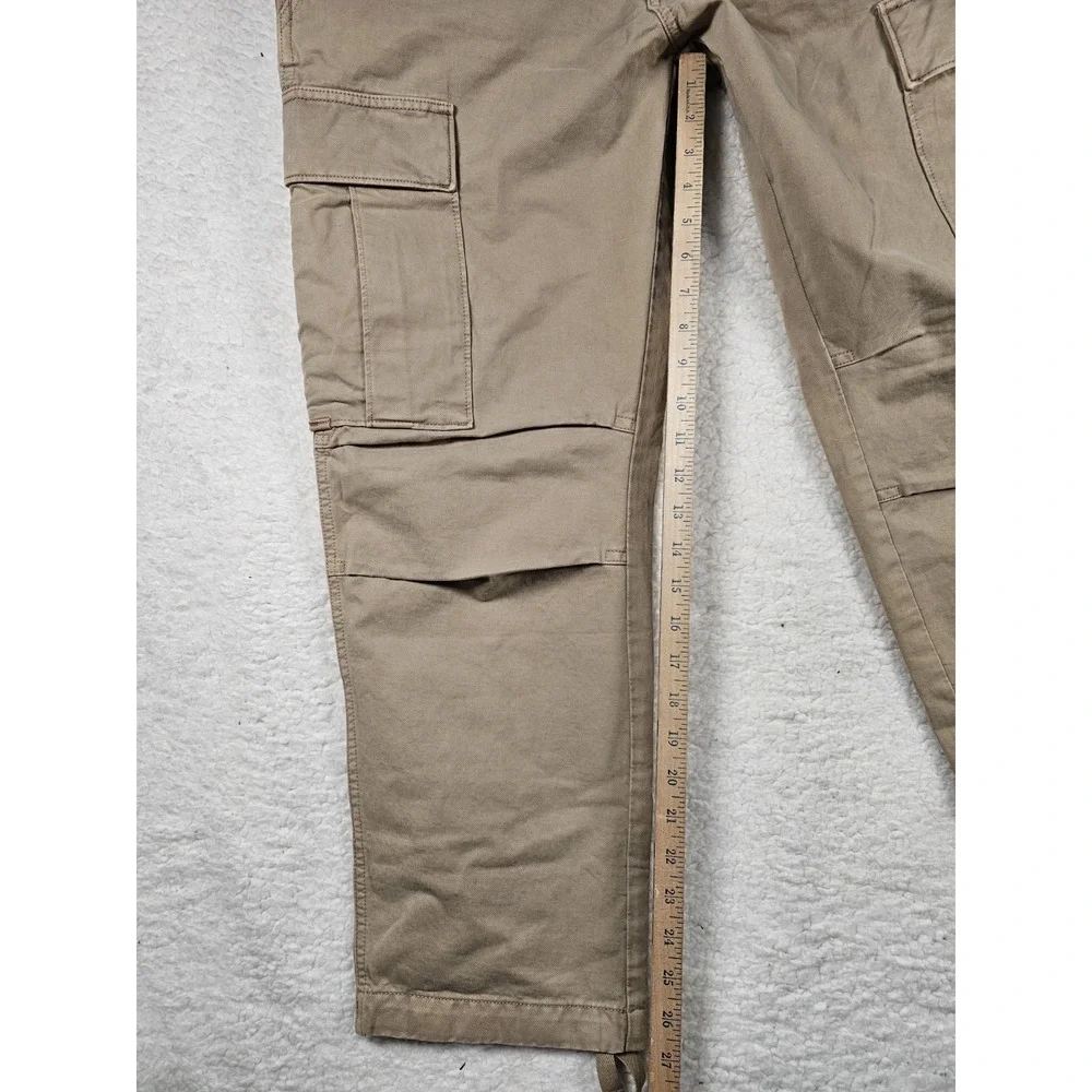 Banana Republic Maverick Cargo Pants‎ Mens 31S Tan Relaxed Fit Utility Military